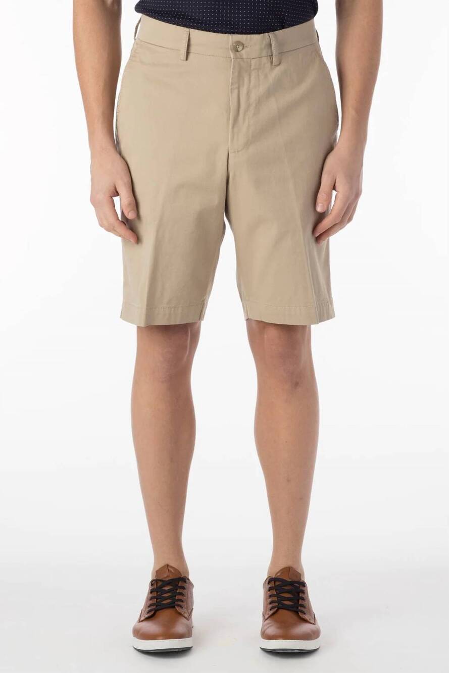 NEW BALLIN pima twill shorts in khaki
